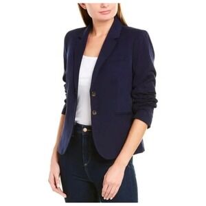 J.Crew Factory Navy Blue Blazer Size 18 Plus Size Office Career Workwear